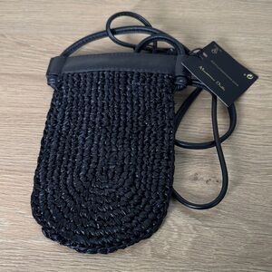 Massimo Dutti Black Crossbody Bag